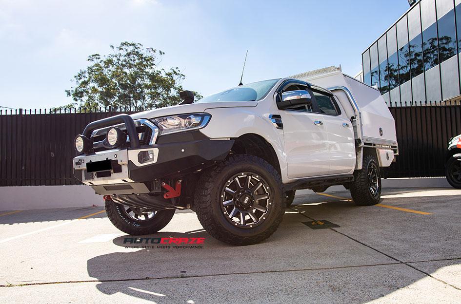 FORD RANGER GD05 MATTE BLACK MILLED ACCENTS